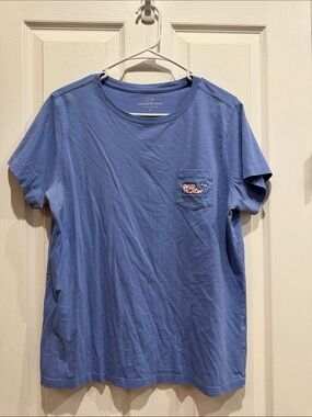 Vineyard Vines Short Sleeve Pocket Tee in Blue